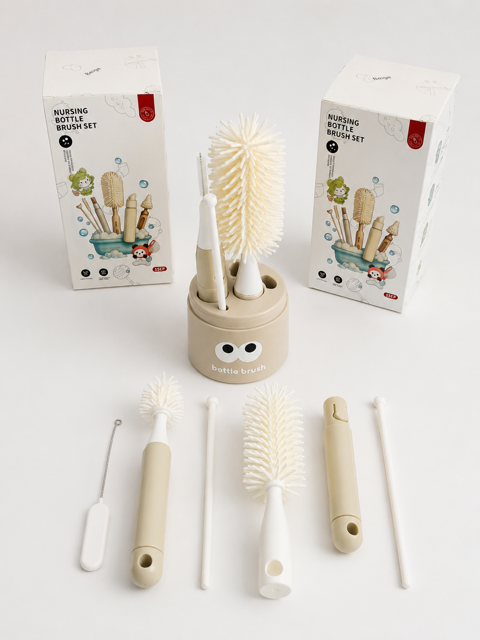 ست شیشهشور ۷ تکه کودک مدل Nursing Bottle Brush Set